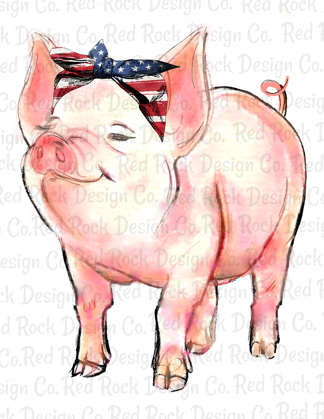 Americana Pig - Sublimation