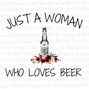 Woman who loves beer - coors - DD
