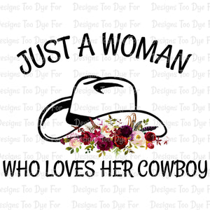 Woman who loves her cowboy