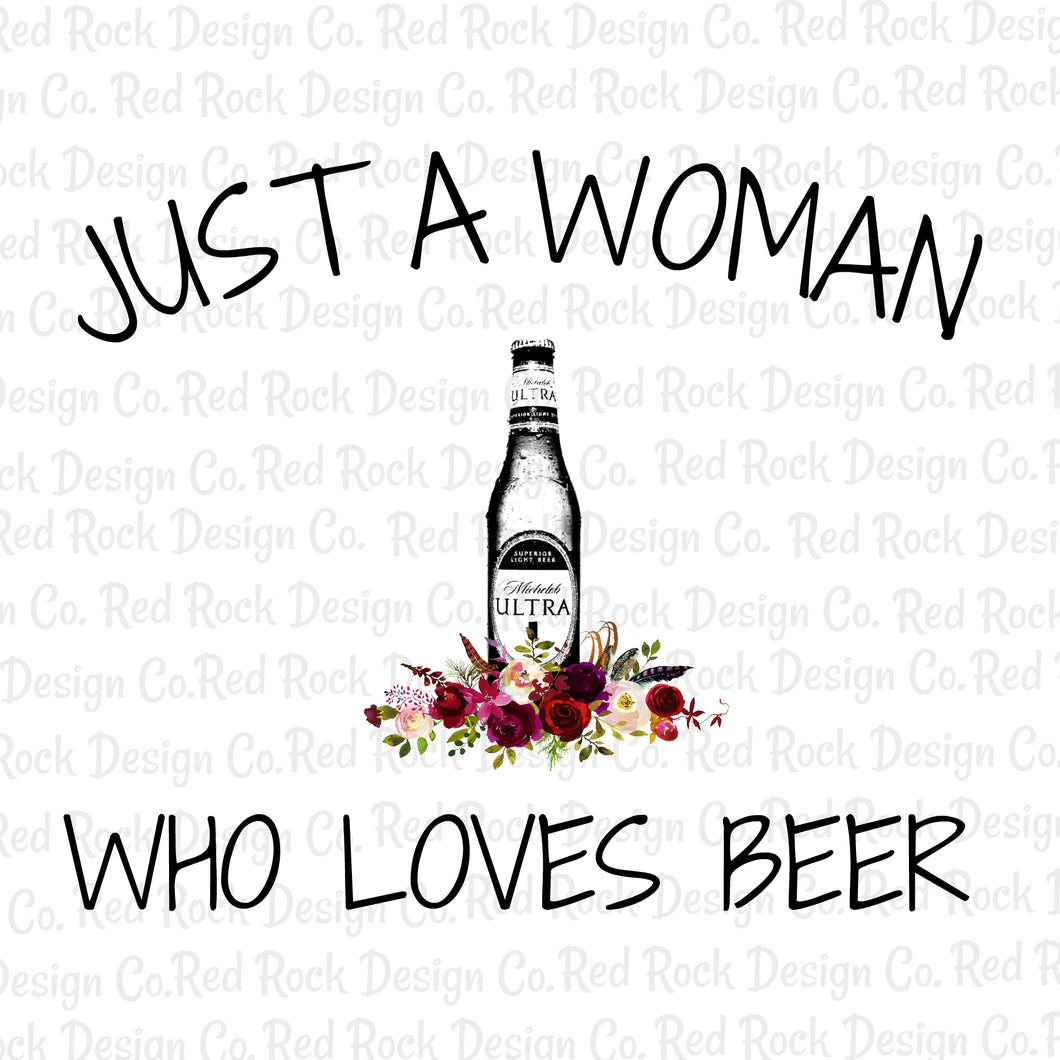 Woman who loves Beer -Michelob - DD