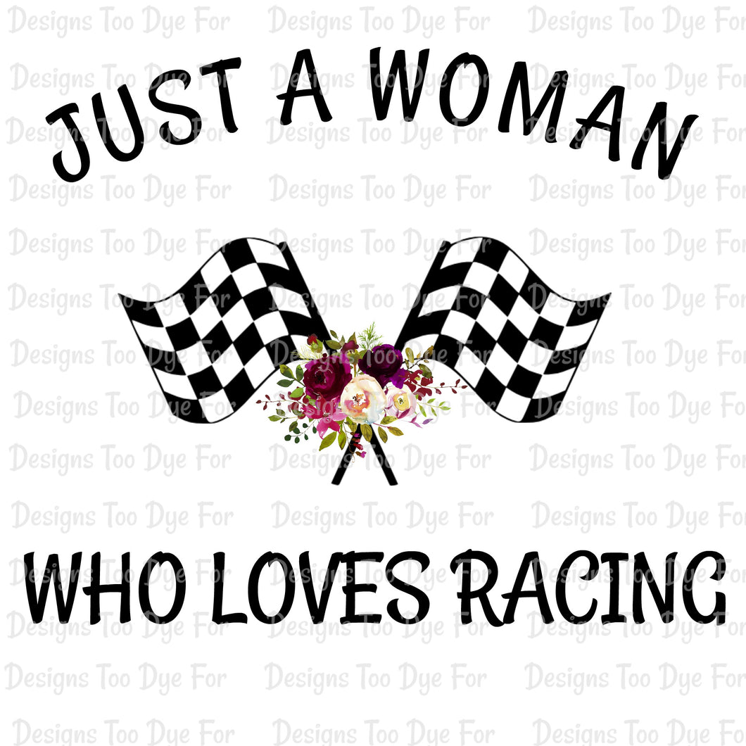 Woman Who Loves Racing